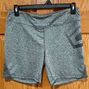 TAPOUT Women's XL Gray Starlet Athletic Running Yoga Workout Biker Shorts
